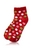 Accessories Mistle-toes Shea Infused Lounge Socks Red Polka Dot