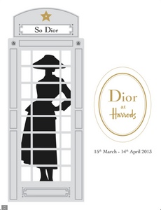Dior store takeover at Harrods