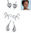 Sterling Silver Motif Earrings