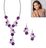 Lovely Lavender "Y" Necklace Gift Set