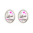 "I LOVE YOU"/"I HATE YOU" CAMEO POST EARRINGS