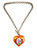 "EAT ME" MUSHROOM HEART TOGGLE NECKLACE