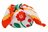 Orange Flower Knot Wrap