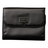 BLACK MAKEUP BAG WITH SLOTS FOR BRUSHES