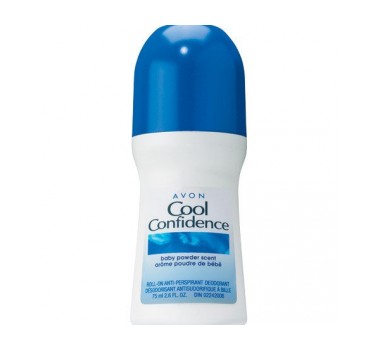 Avon Cool Confidence Baby Powder Bonus-Size Roll-On Anti-Perspirant ...