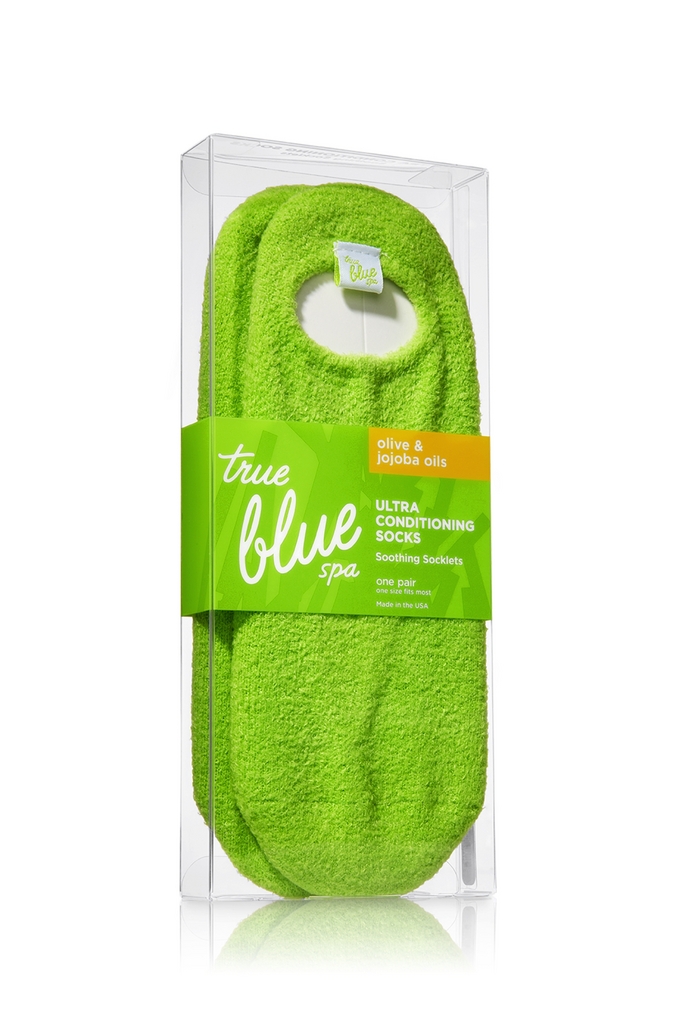 Bath & Body Works True Blue Spa Gel Socks