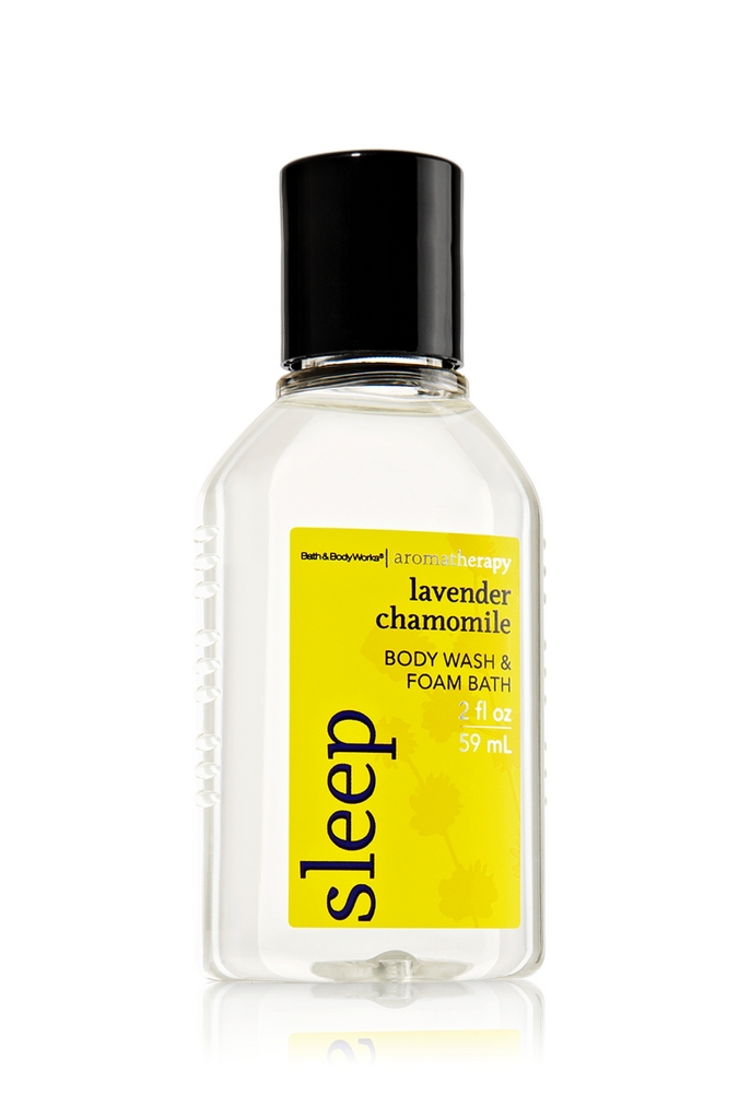 Bath & Body Works Sleep - Lavender Chamomile Aromatherapy Travel-Size Body Wash & Foam Bath