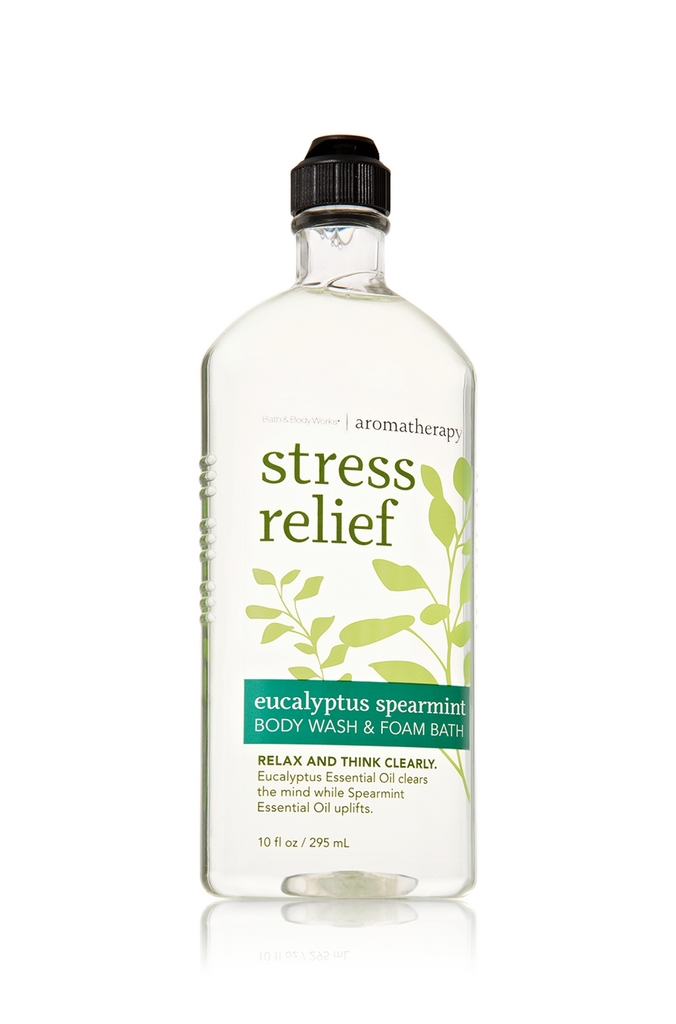 Bath & Body Works Stress Relief - Eucalyptus Spearmint Aromatherapy Body Wash & Foam Bath
