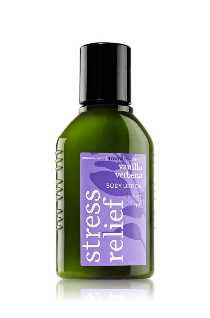 Bath & Body Works Stress Relief - Vanilla Verbena Aromatherapy Travel-Size Body Lotion