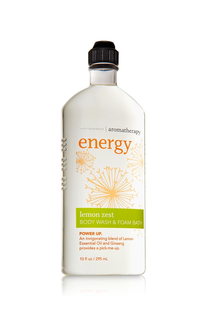 Bath & Body Works Energy Lemon Zest Aromatherapy Body Wash & Foam