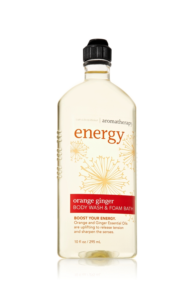 Bath & Body Works Energy Orange Ginger Aromatherapy Body Wash & Foam Bath Bath & Body