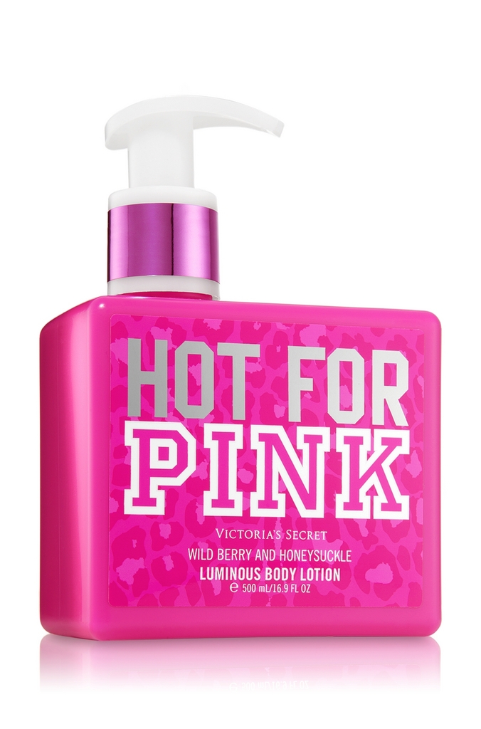 Bath & Body Works Wild Berry & Honeysuckle Victoria's Secret PINK® Hot for Pink Luminous Body Lotion