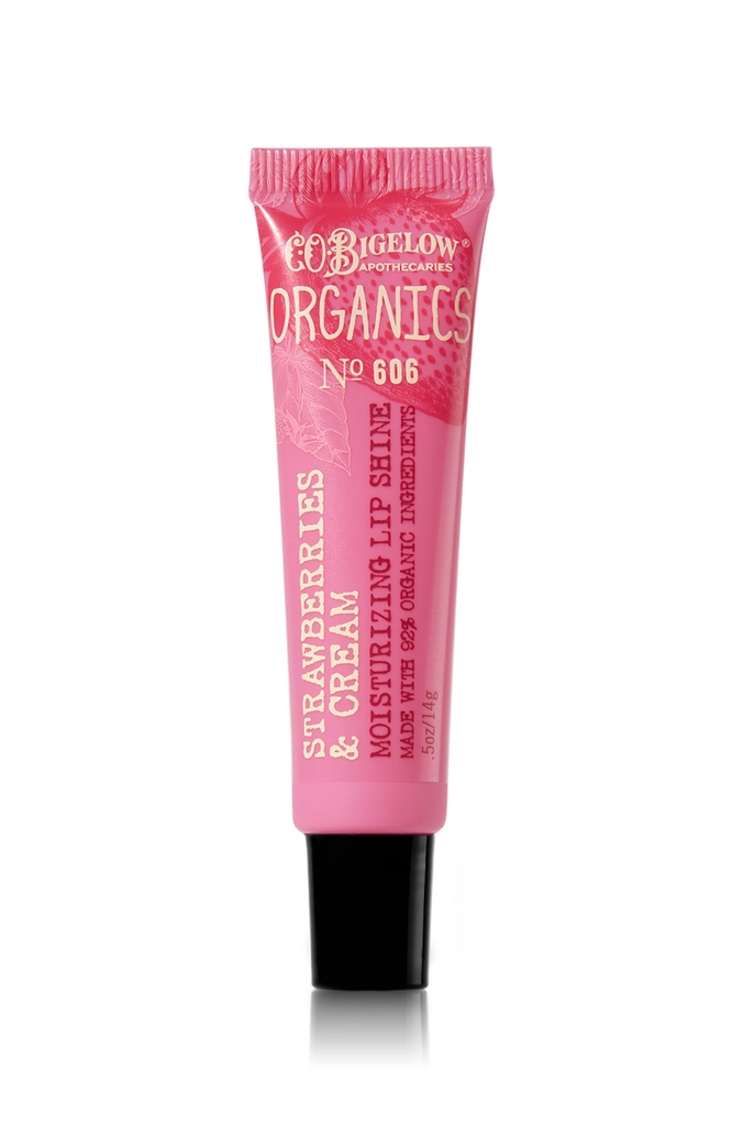 Bath & Body Works Strawberries & Cream C.O. Bigelow Organics Moisturizing Lip Shine