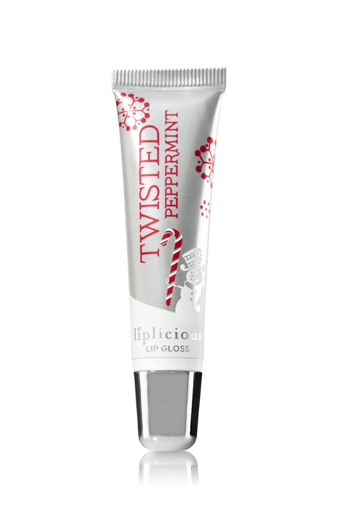 Bath & Body Works Twisted Peppermint Liplicious for Signature Collection Holiday Traditions Lip Gloss