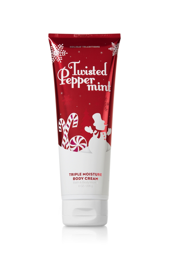 Bath & Body Works Twisted Peppermint Signature Collection Triple Moisture Body Cream