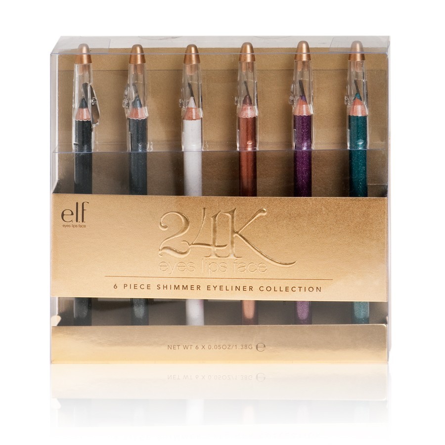 E.l.f. 24K 6-Piece Shimmer Eyeliner Collection