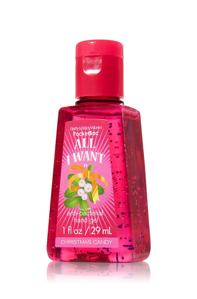 Bath & Body Works Christmas Candy Anti-Bacterial PocketBac® Sanitizing Hand Gel