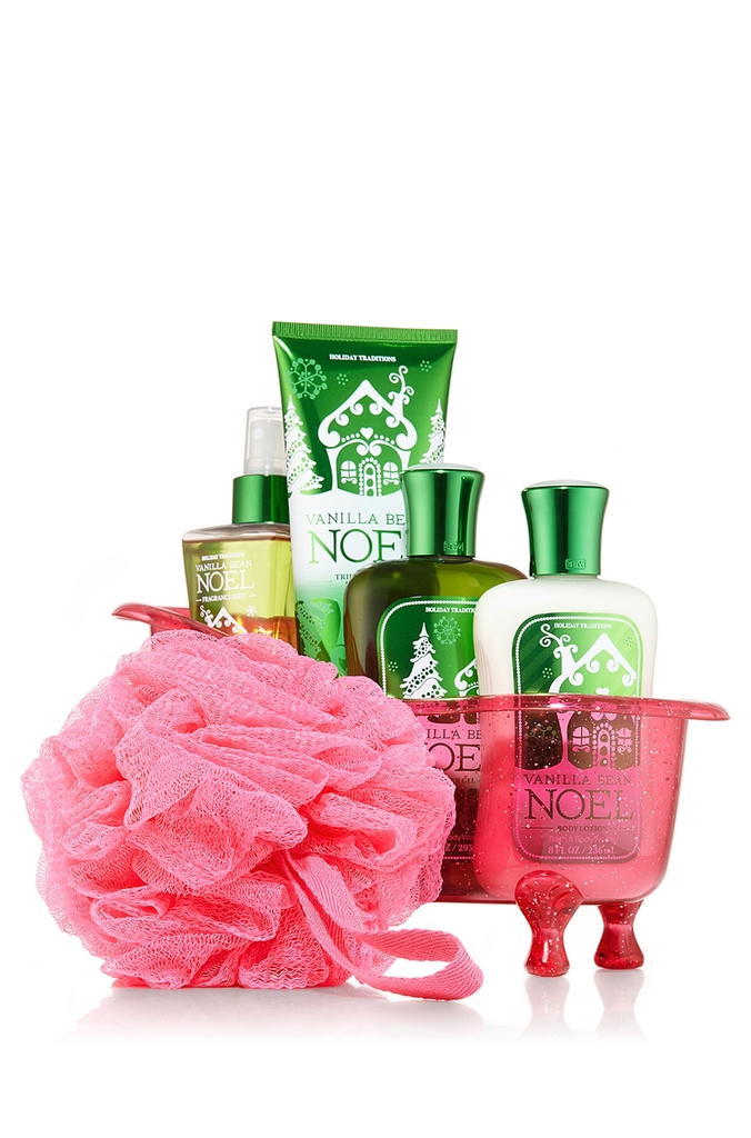 Bath & Body Works Vanilla Bean Noel Signature Collection Splish Splash Gift Set