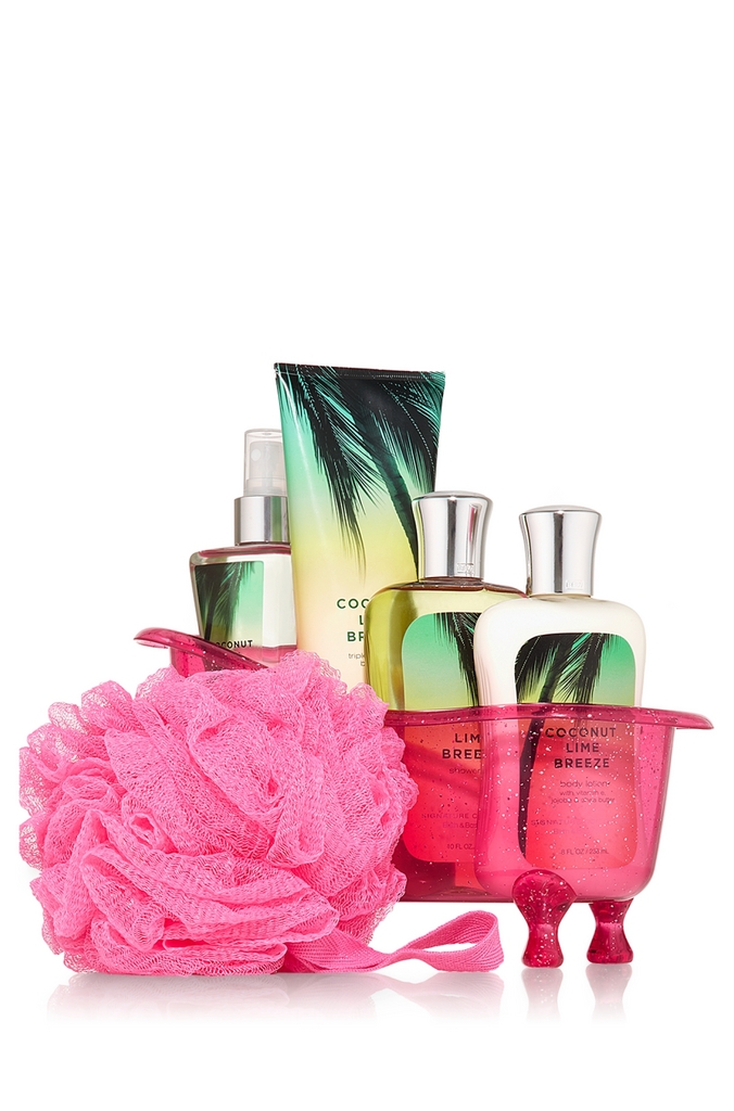 Bath & Body Works Coconut Lime Breeze Signature Collection Splish Splash Gift Set