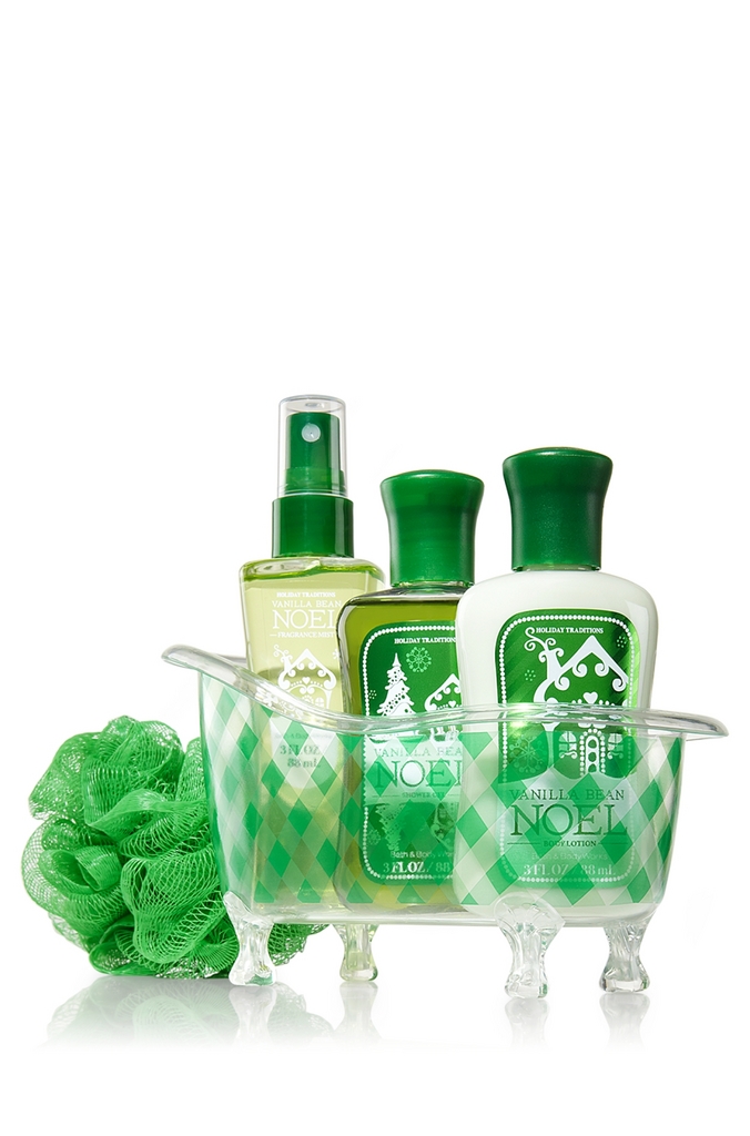 Bath & Body Works Vanilla Bean Noel Signature Collection Mini Splish Splash Gift Set