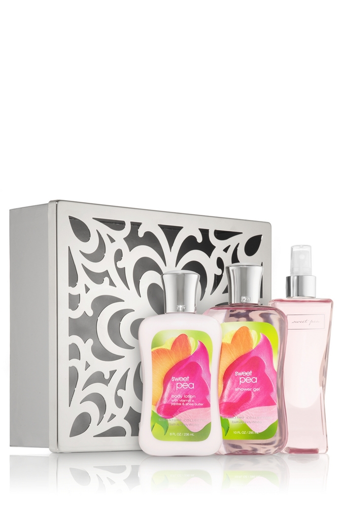 Bath & Body Works Sweet Pea® Signature Collection Decorative Gift Set ...