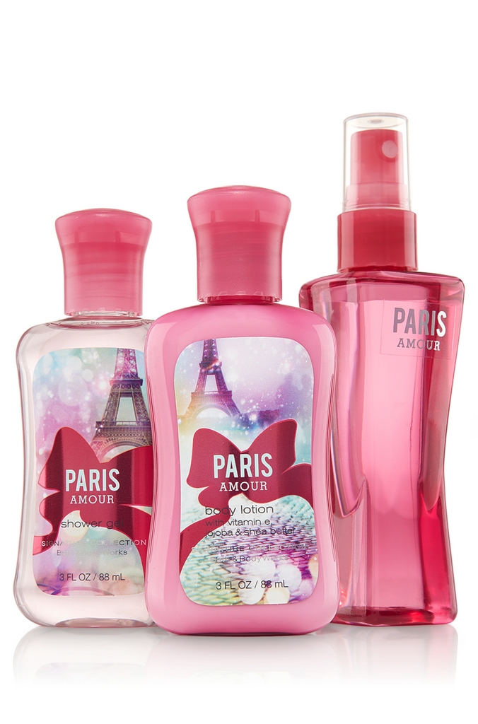 Bath & Body Works Paris Amour Signature Collection Travel-Size Bundle