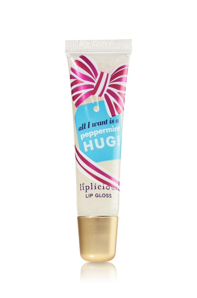 Bath & Body Works Peppermint Hug Liplicious All I Want Lip Gloss