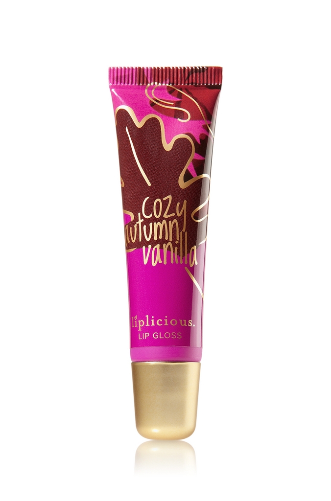 Bath & Body Works Cozy Autumn Vanilla Liplicious for Signature Collection Fall Traditions Lip Gloss