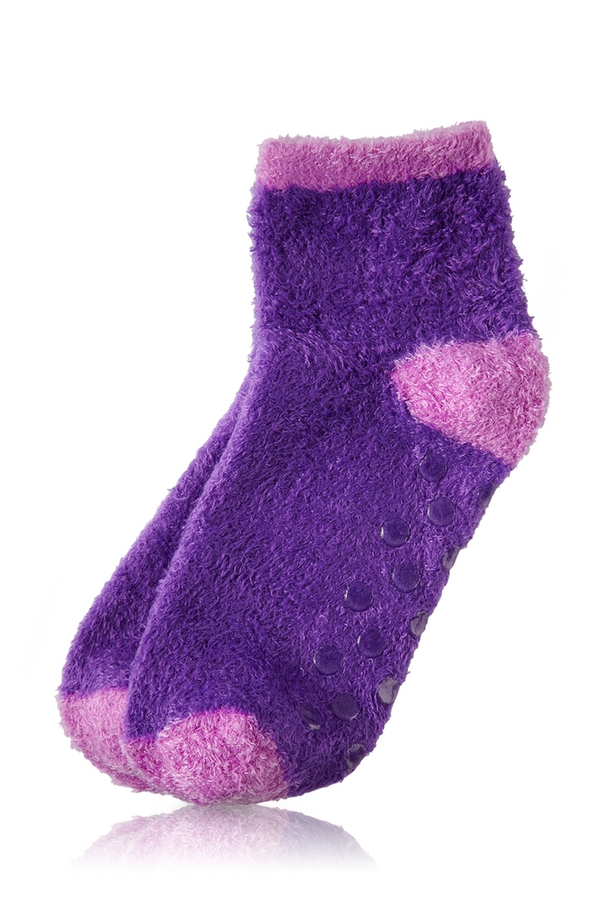 Bath & Body Works Accessories Mistle-toes Shea Infused Lounge Socks Purple