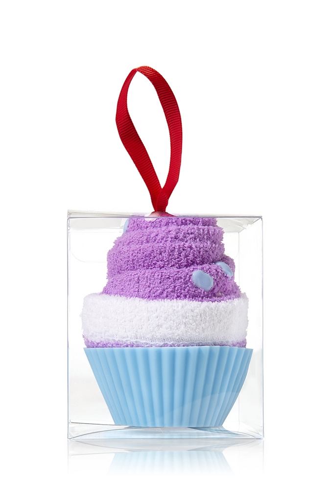 Bath & Body Works Accessories Hello, Cupcake! Vanilla-Scented & Shea-Infused Socks Purple