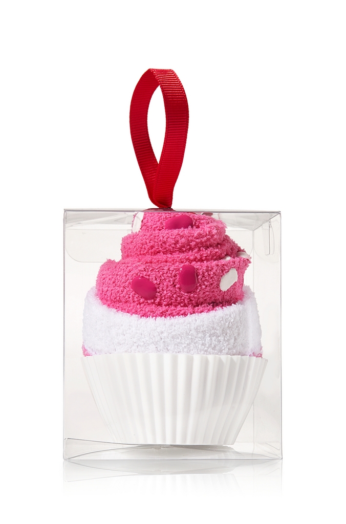Bath & Body Works Accessories Hello, Cupcake! Vanilla-Scented & Shea-Infused Socks Pink