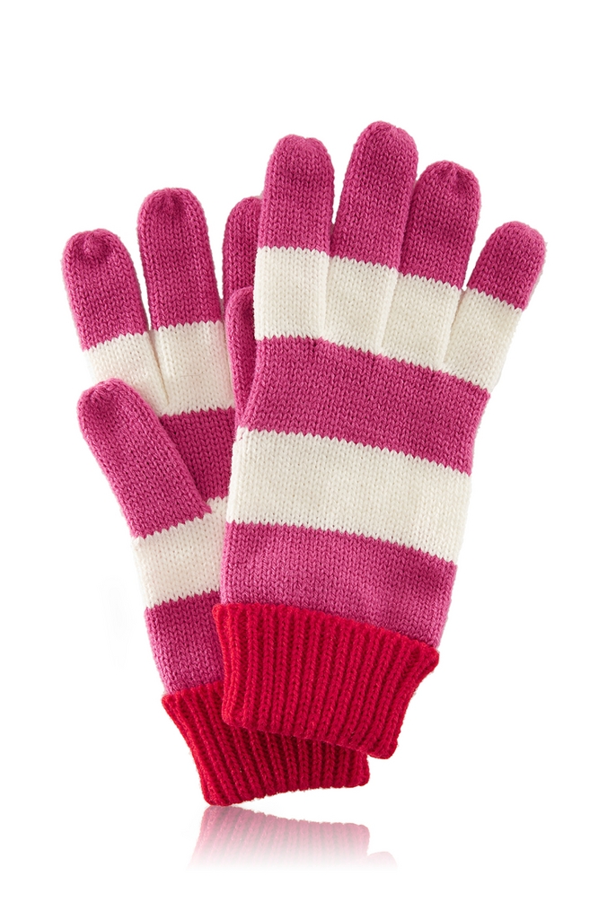 Bath & Body Works Accessories Peace, Glove & Happiness Shea-Infused Gloves Pink Stripe