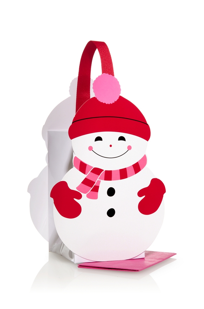 Bath & Body Works Accessories Mini Gift Bag Snowman