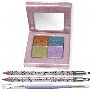 Tarte Eye Solution Set Eyeshadow Quad, Eyeliner & Brush Set