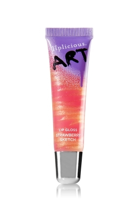 Bath & Body Works Art School Lip Gloss Strawberry Sketch
