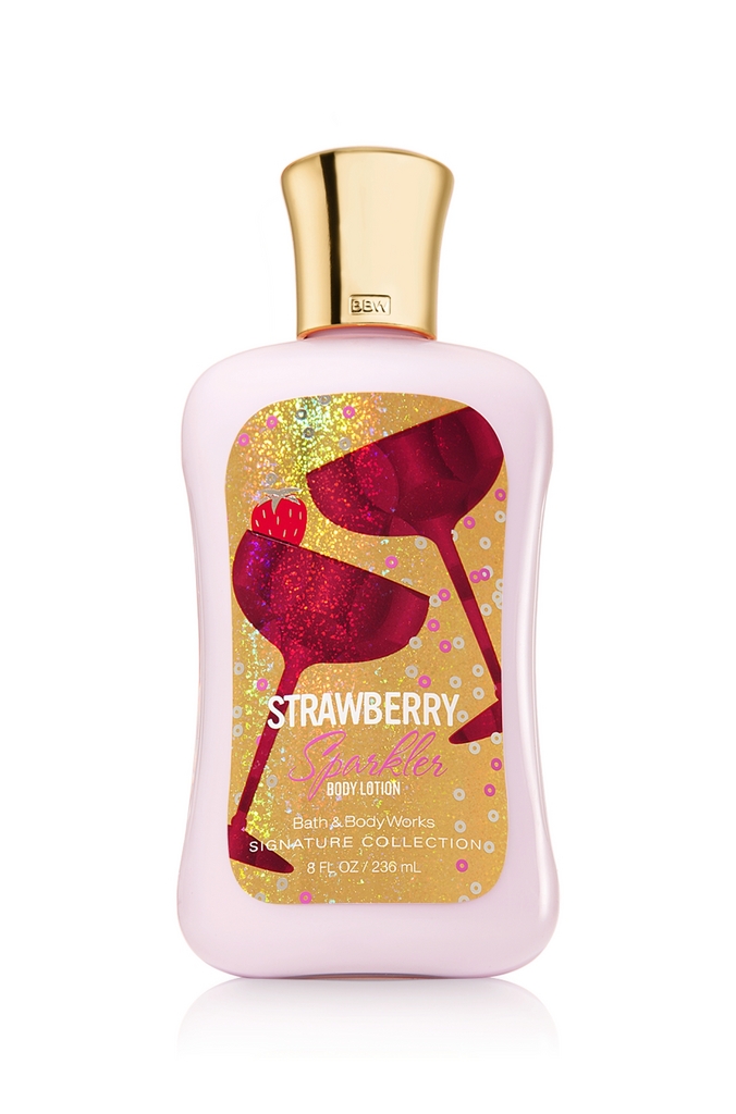 Bath & Body Works Signature Collection Body Lotion Strawberry Sparkler