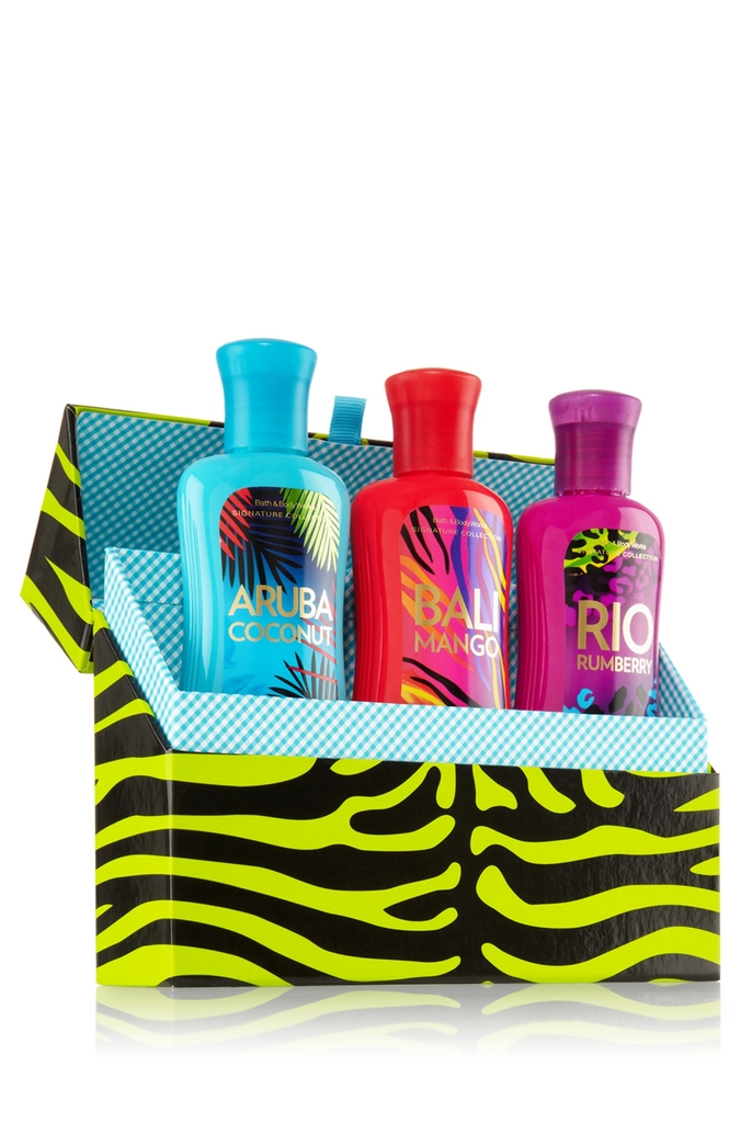 Bath & Body Works Green Signature Collection Tropical Lotion Gift Box ...