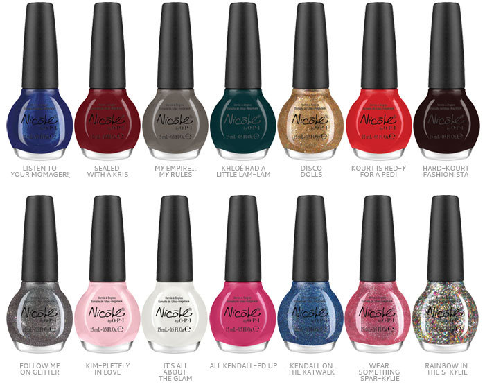 Nicole by OPI The Kardashian Kolor collection