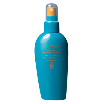 Shiseido Refreshing Sun Protection Spray For Body, SPF 16