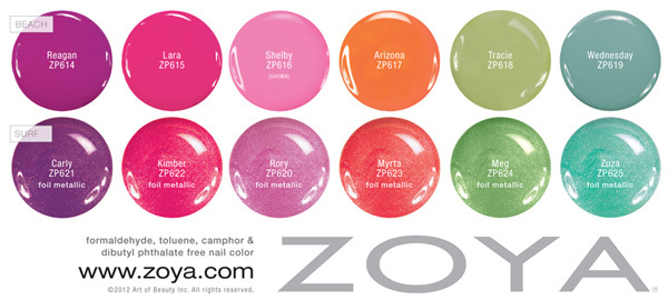 Zoya Beach and Surf Collection