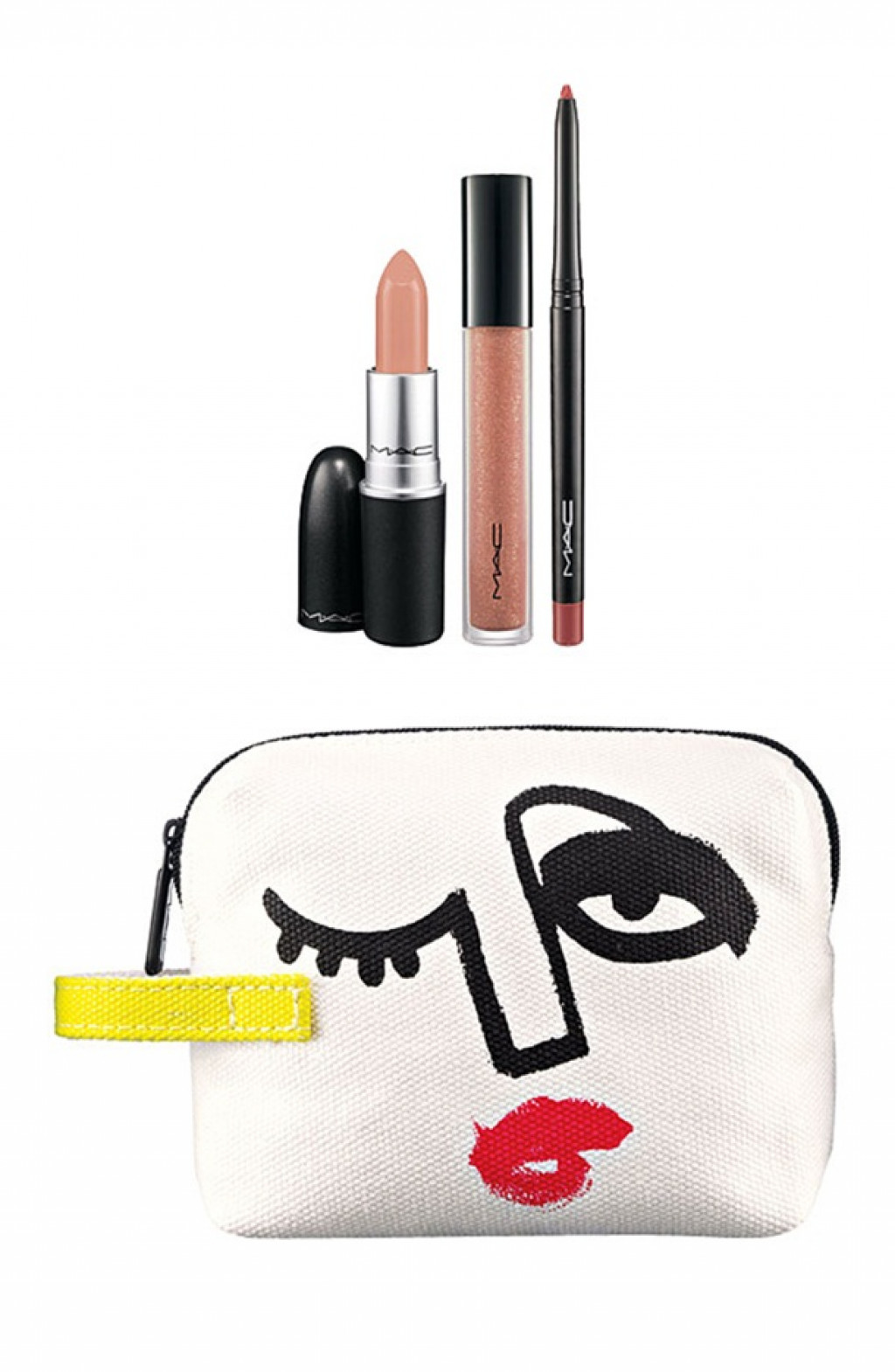 MAC Lip Bag by Julie Verhoeven - Nude
