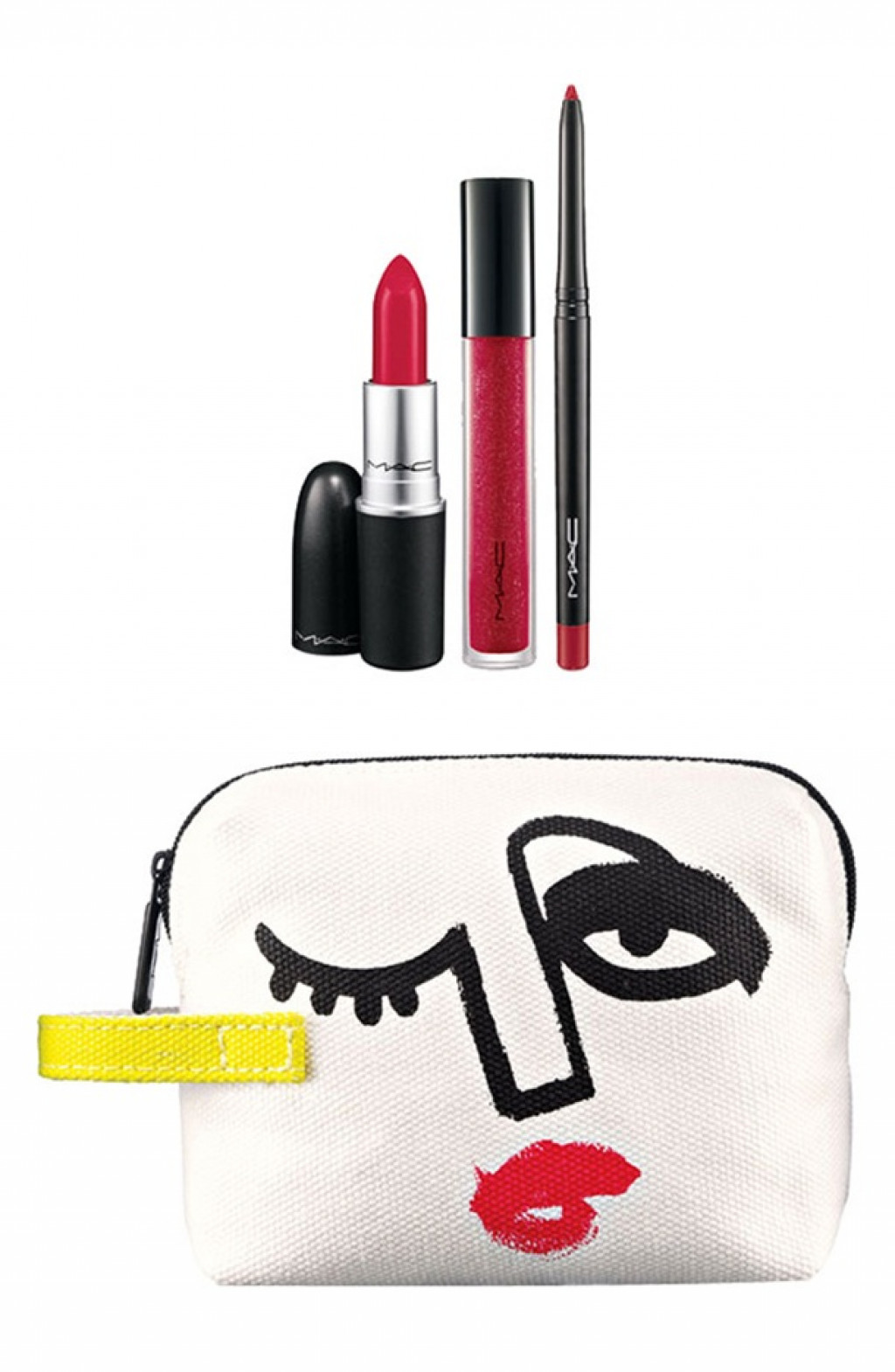 MAC Lip Bag by Julie Verhoeven - Red