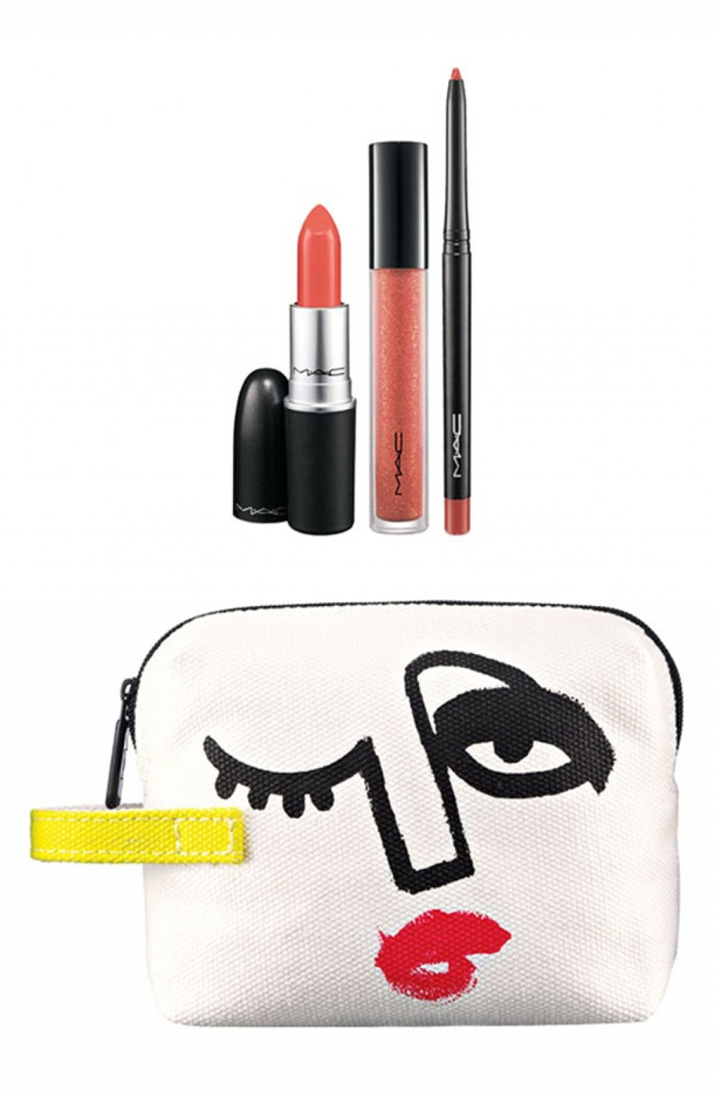 MAC Lip Bag by Julie Verhoeven - Peach