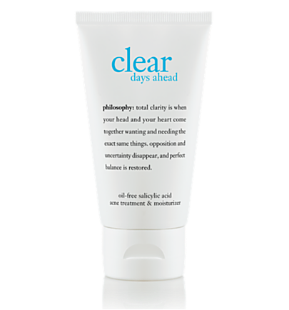 Philosophy Clear Days Ahead Oil-Free Salicylic Acid Acne Treatment & Moisturizer