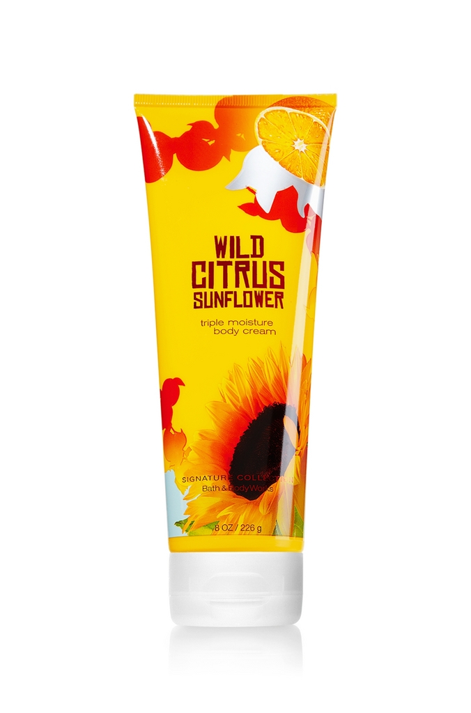 Bath & Body Works Wild Citrus Sunflower™ Signature Collection Triple Moisture Body Cream