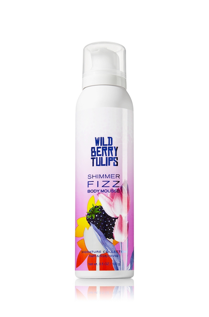 Bath & Body Works Wild Berry Tulips™ Signature Collection Shimmer Fizz Body Mousse