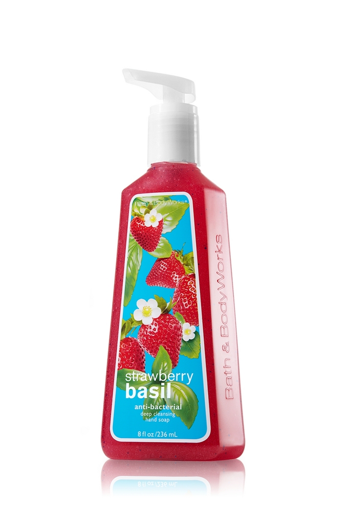 Bath & Body Works Strawberry Basil Anti-Bacterial Deep Cleansing Hand Soap