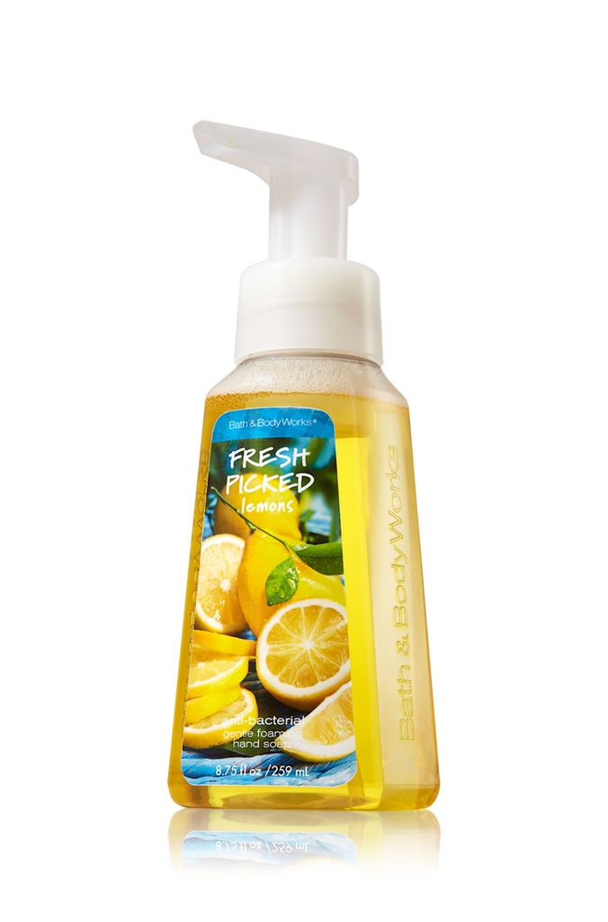 Bath And Body Works Fresh Picked Lemon Anti Bacterial Gentle Foaming Hand Soap Bath And Body 0102