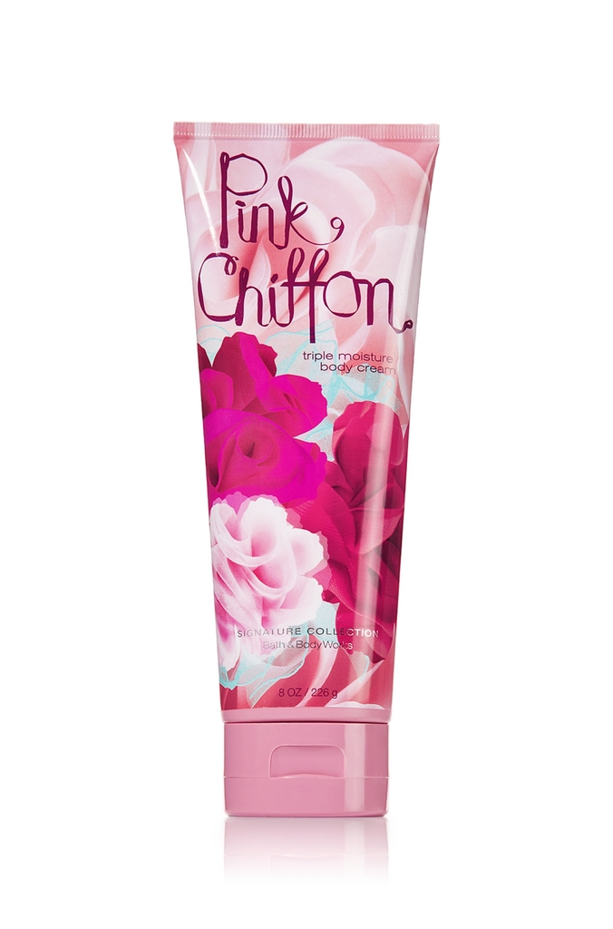 Bath & Body Works Pink Chiffon Signature Collection Triple Moisture