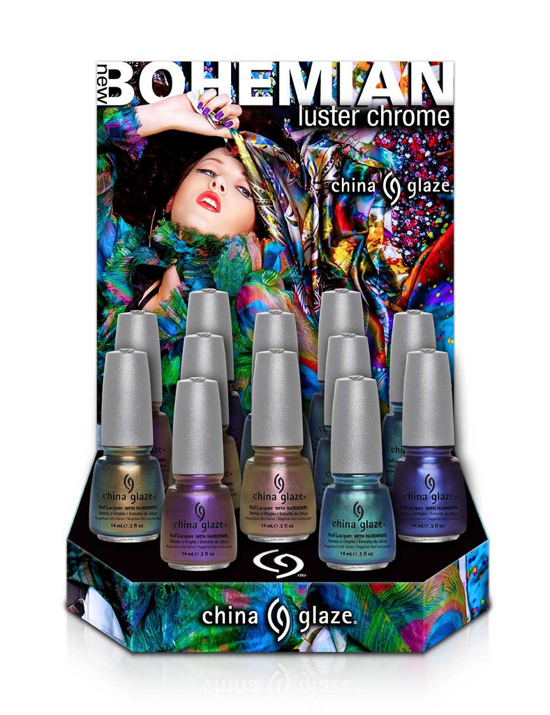 China Glaze Bohemian Luster Chrome Collection